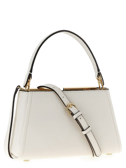 Elisabetta Franchi Weiße Handtasche aus Polyester