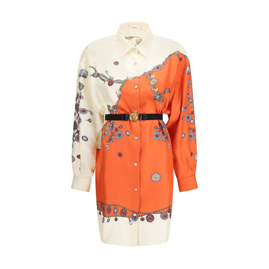 Versace Abito da donna Arancione in Seta