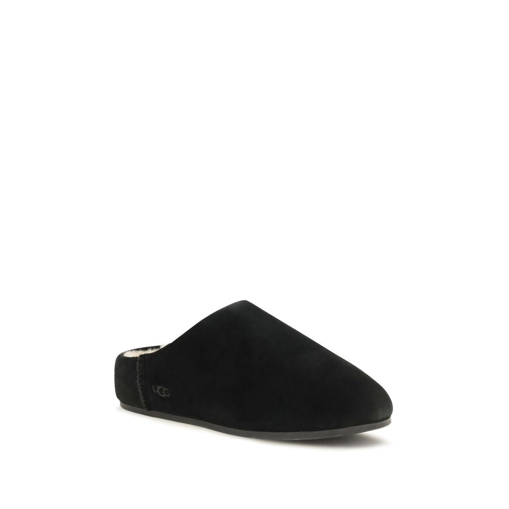 UGG Schwarze Mules aus Leder – Produktansicht 2 | Arca Lucia