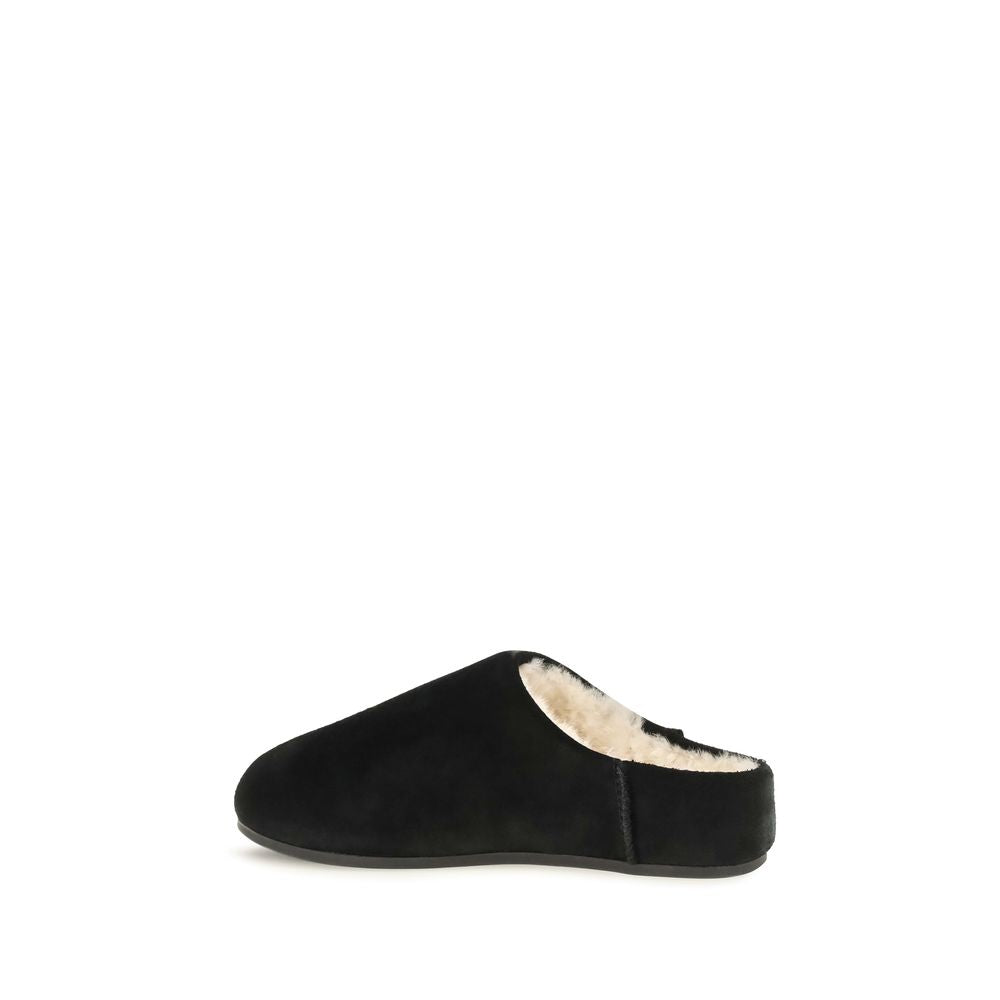 UGG Schwarze Mules aus Leder – Produktansicht 3 | Arca Lucia