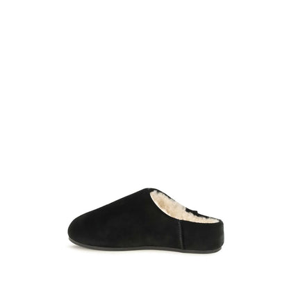UGG Schwarze Mules aus Leder – Produktansicht 3 | Arca Lucia
