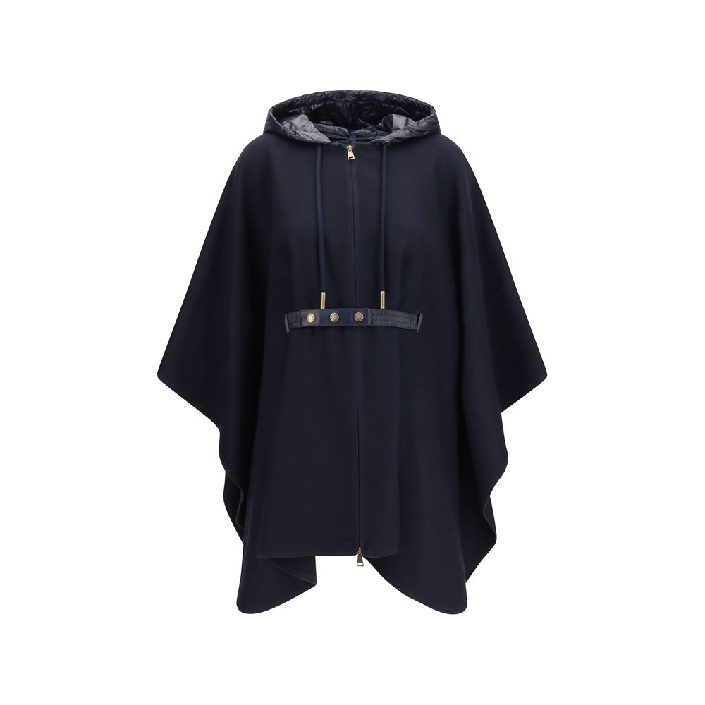 Moncler Schal Aries aus Wolle in Blau