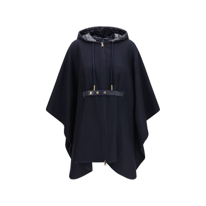 Moncler Schal Aries aus Wolle in Blau