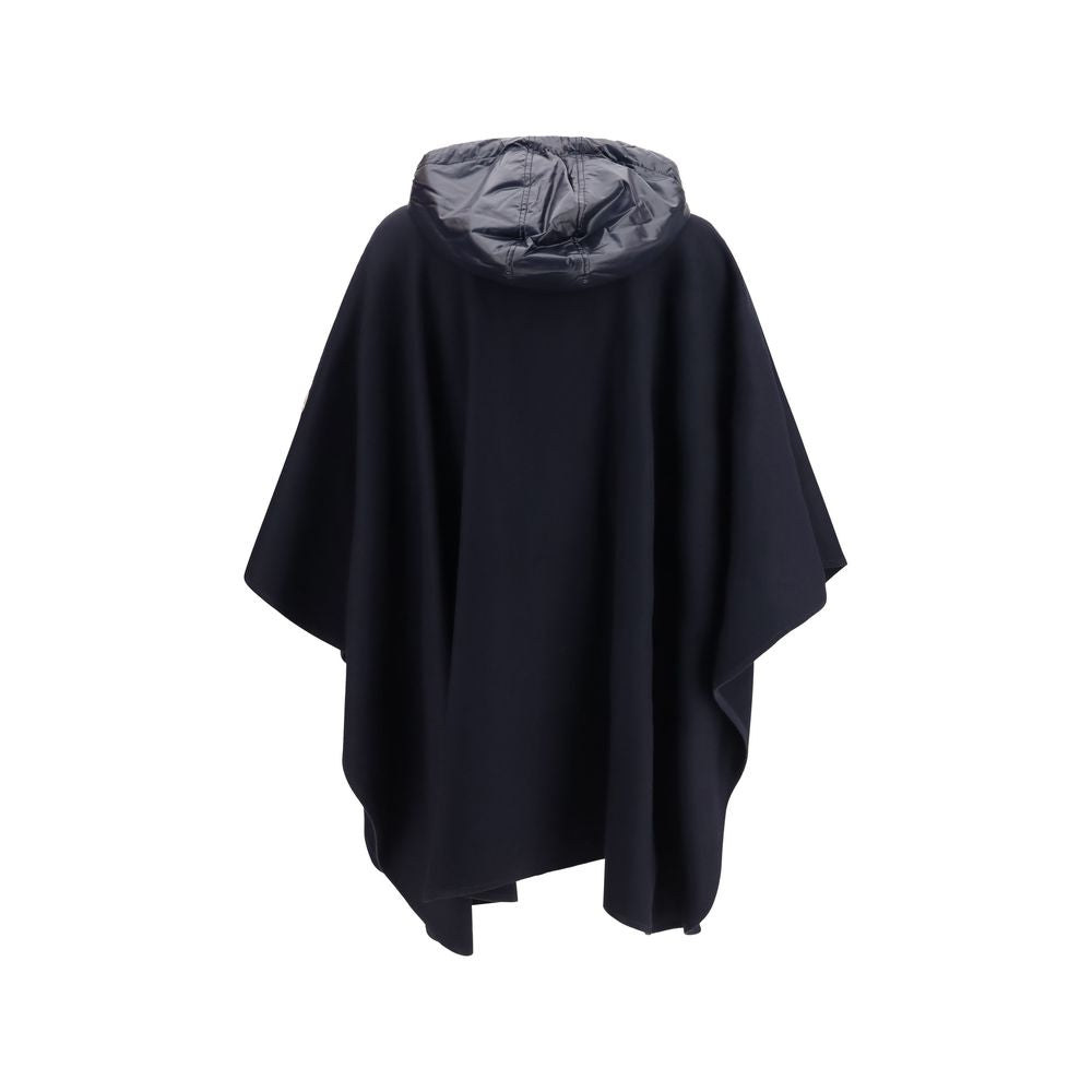Moncler Schal Aries aus Wolle in Blau