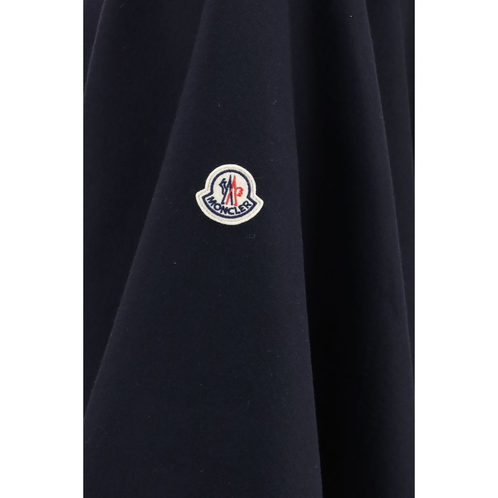 Moncler Schal Aries aus Wolle in Blau