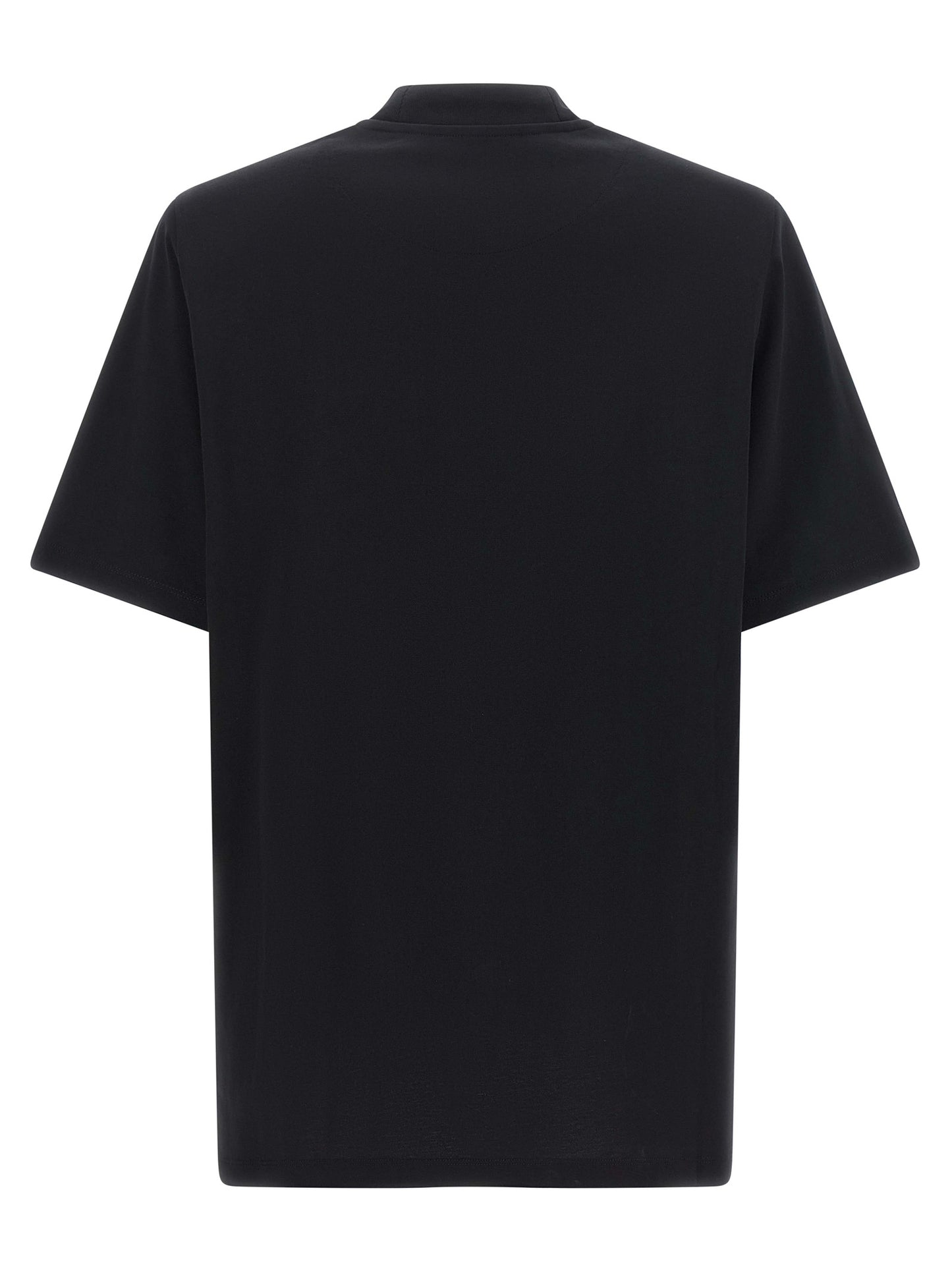 The Attico Schwarzes Baumwoll-T-Shirt
