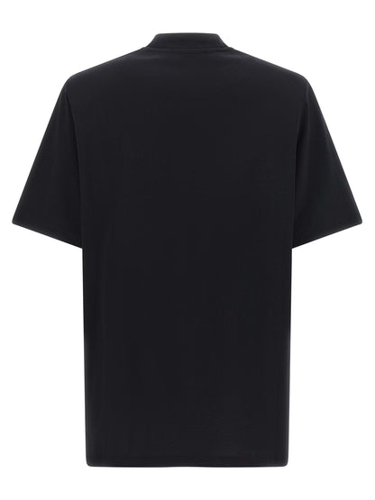 The Attico Schwarzes Baumwoll-T-Shirt