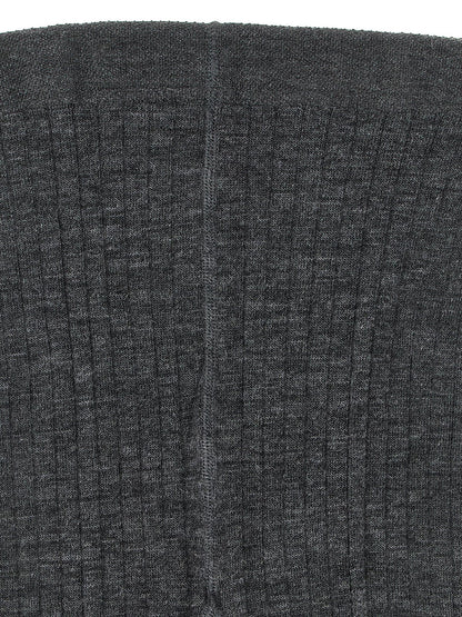 Jil Sander Graue Wollsocken