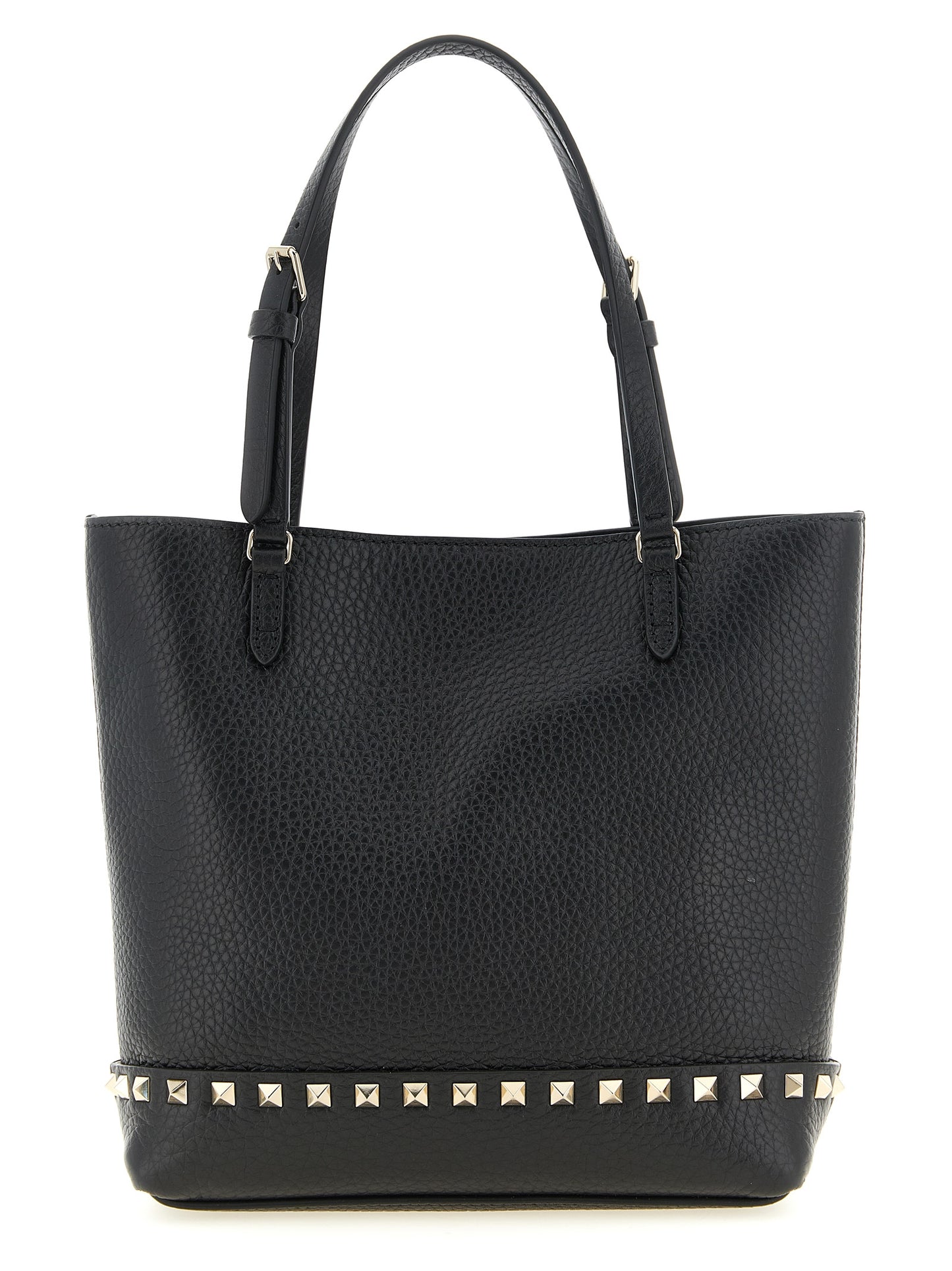 Valentino Garavani Schwarze Kalbsleder-Schultertasche