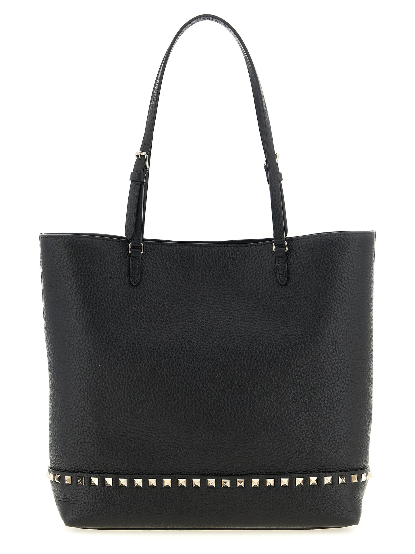 Valentino Garavani Schwarze Kalbsleder-Schultertasche