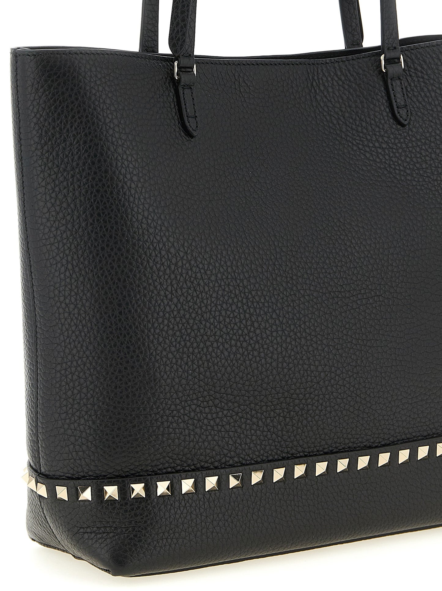 Valentino Garavani Schwarze Kalbsleder-Schultertasche