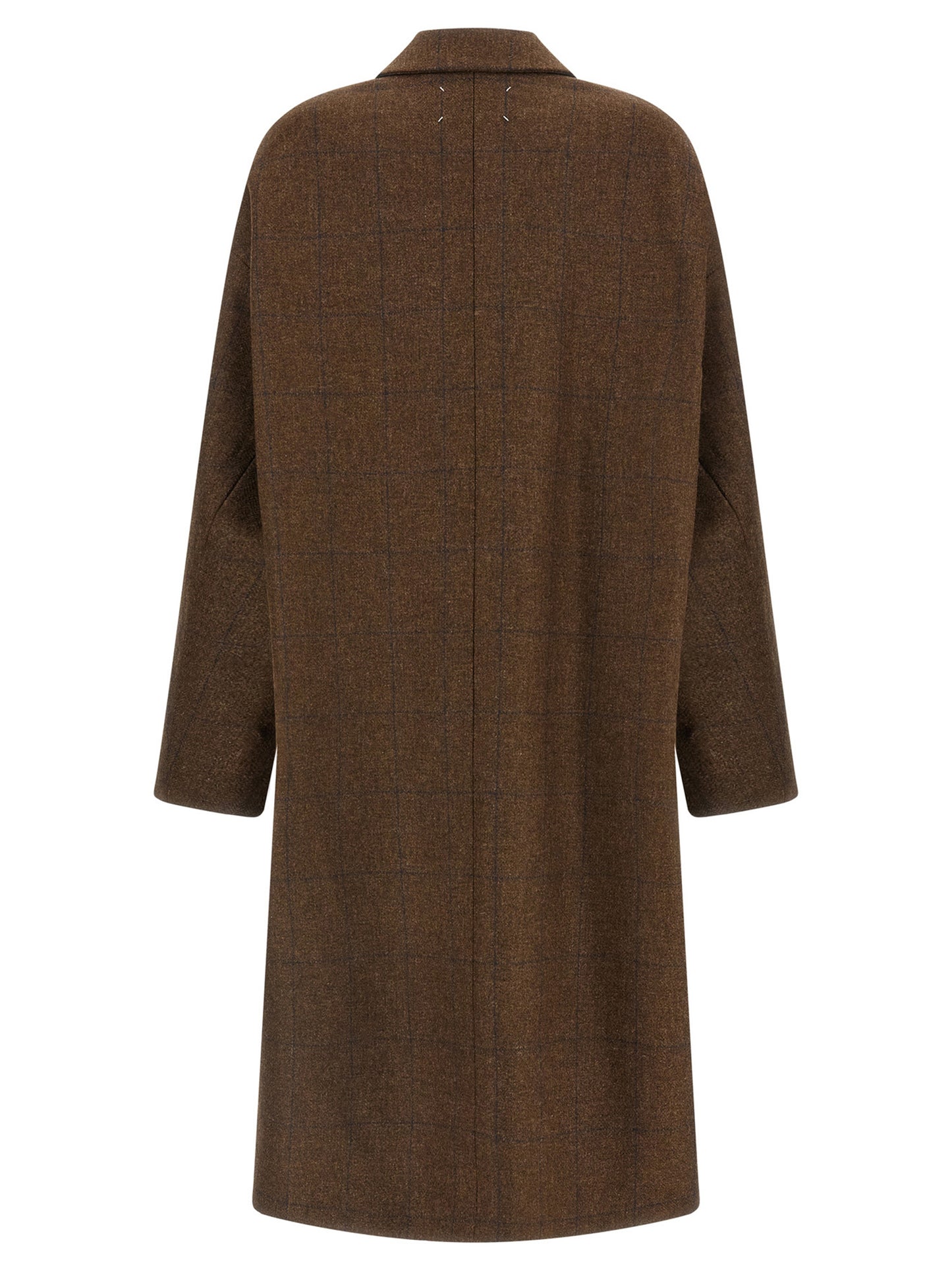 Maison Margiela Brauner Wollmantel