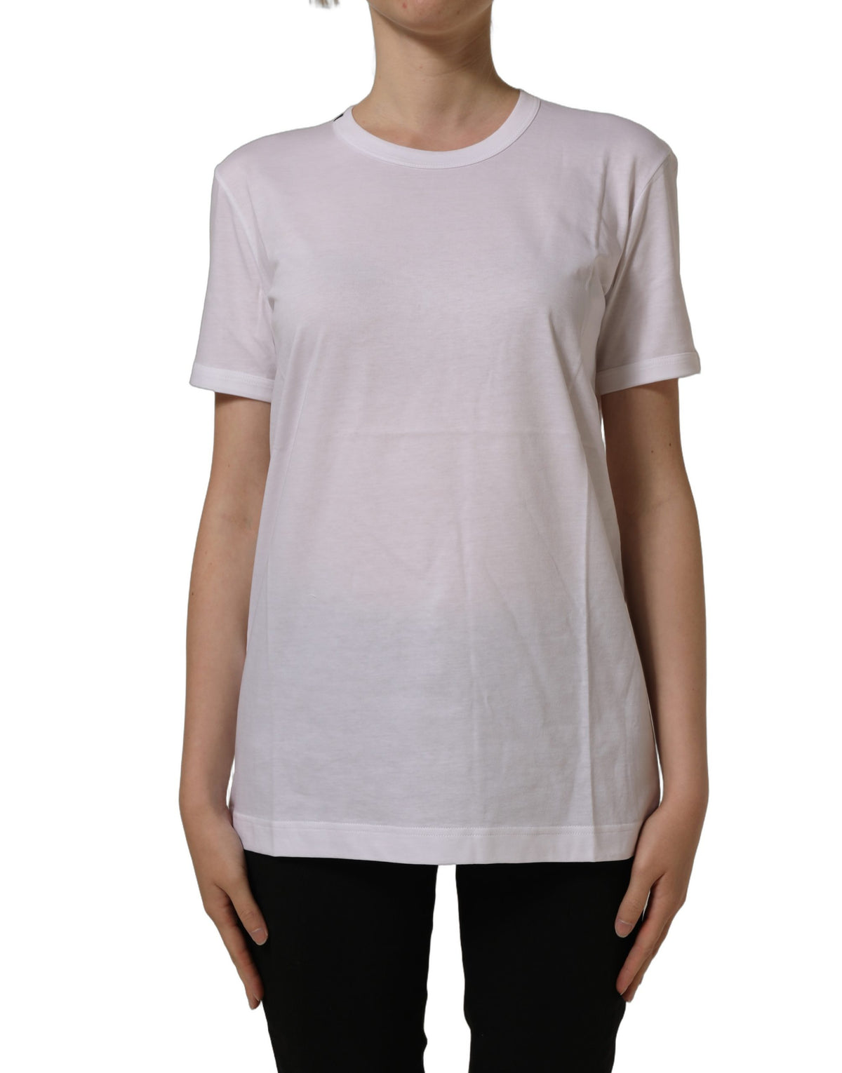 Dolce & Gabbana White Women's Cotton T-Shirt