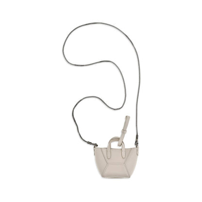 Brunello Cucinelli Beige Kalbsleder Bos Taurus Schultertasche