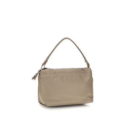 Fendi Beige Kalbsleder Bos Taurus Schultertasche