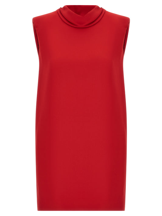 Valentino Garavani Kleid aus Stoff in Rot
