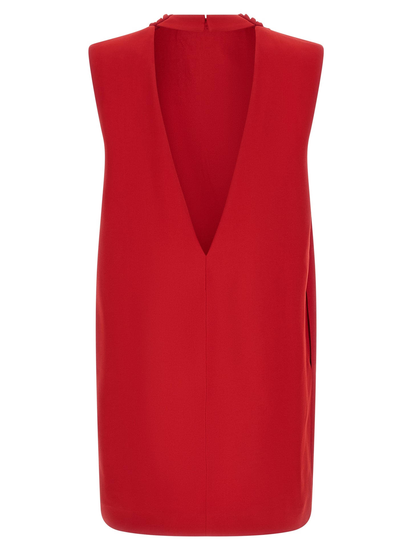 Valentino Garavani Kurzes Seidenkleid in Multicolor