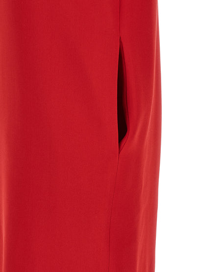 Valentino Garavani Kurzes Seidenkleid in Multicolor