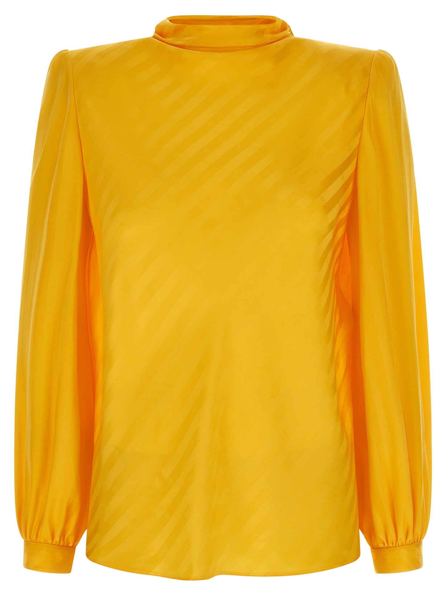 Valentino Garavani Zweifarbige Seidenbluse