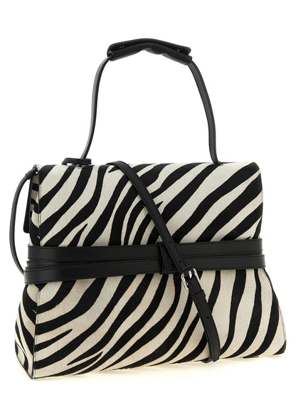 Moschino Zweifarbige Kalbsleder-Handtasche