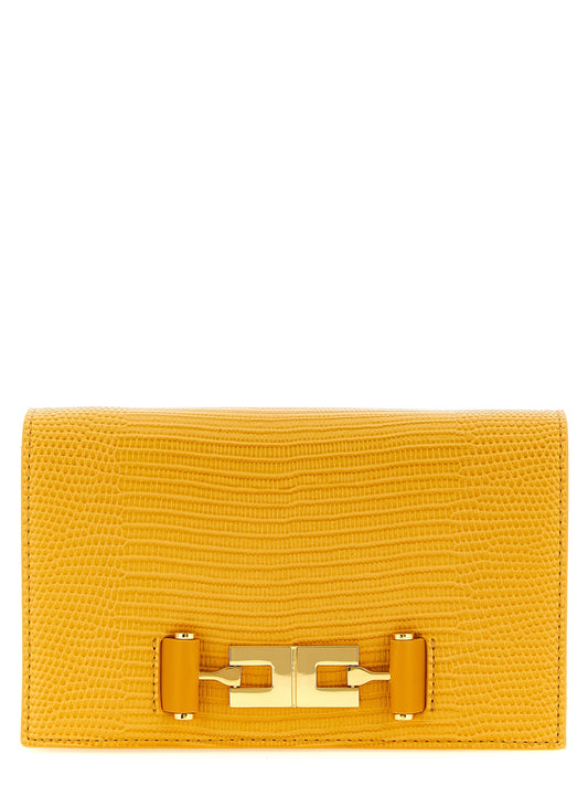 Elisabetta Franchi Beige Polyester Crossbody Bag