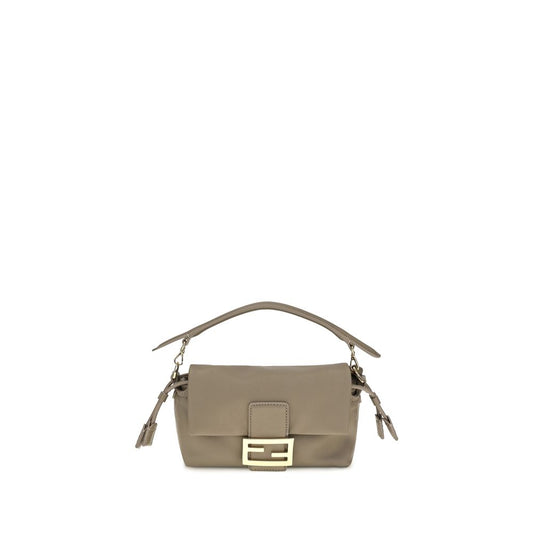 Fendi Beige Lamm Ovis Aries Aries Schultertasche