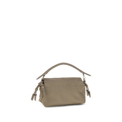 Fendi Beige Lamm Ovis Aries Aries Schultertasche