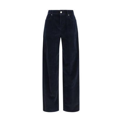 Max Mara Blaue Baumwollhose