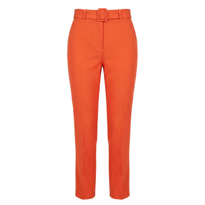 Trussardi Orange Viskose Damen Hose