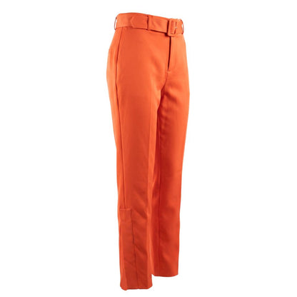Trussardi Orange Viskose Damen Hose