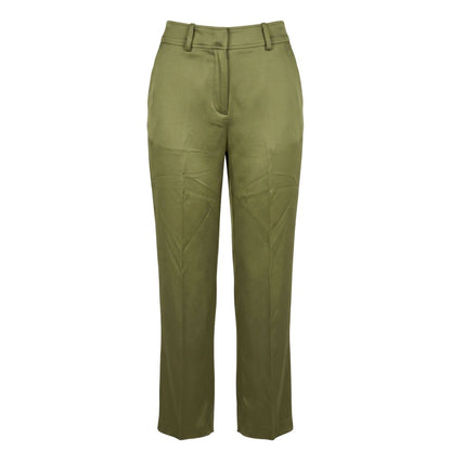 Trussardi Grüne Viskose-Damenhose
