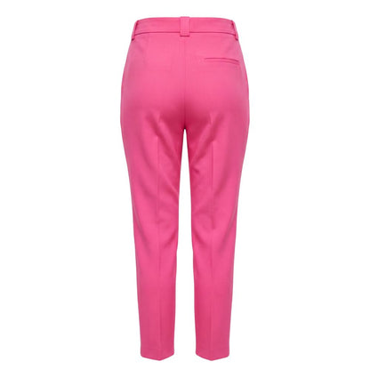 Trussardi Pink Wool Damen Hose