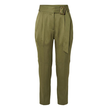 Trussardi Grüne Viskose-Damenhose