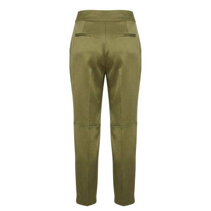 Trussardi Grüne Viskose-Damenhose
