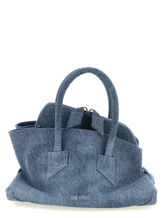 The Attico Blaue Baumwoll-Handtasche