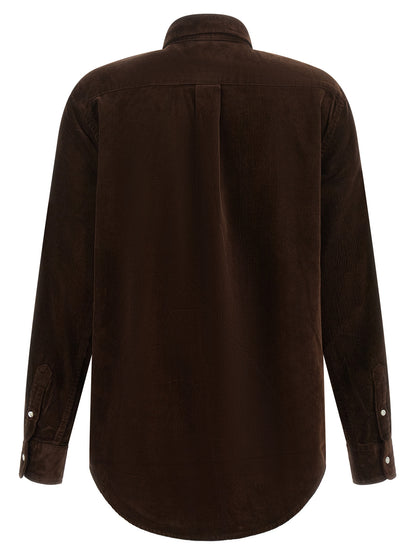 Polo Ralph Lauren Braune Baumwollbluse