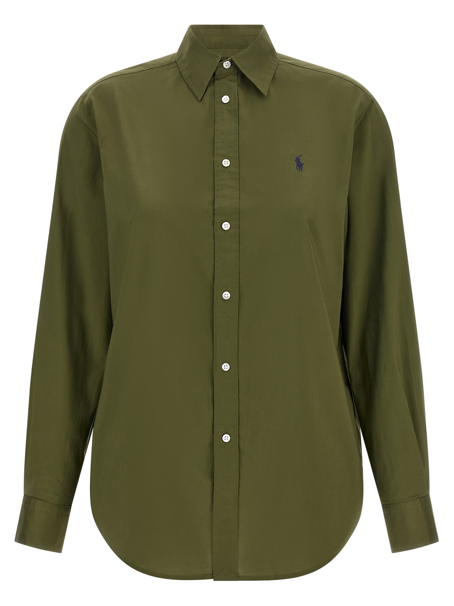 Polo Ralph Lauren Zweifarbige Baumwollbluse