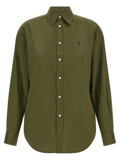 Polo Ralph Lauren Zweifarbige Baumwollbluse