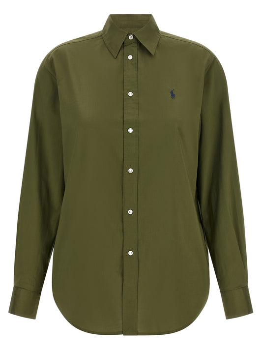 Polo Ralph Lauren Grünes Baumwollhemd