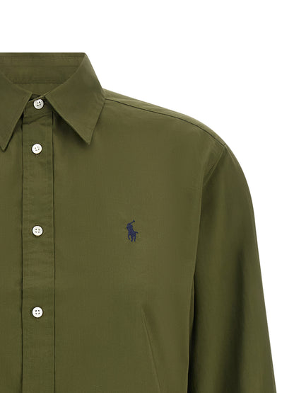 Polo Ralph Lauren Zweifarbige Baumwollbluse