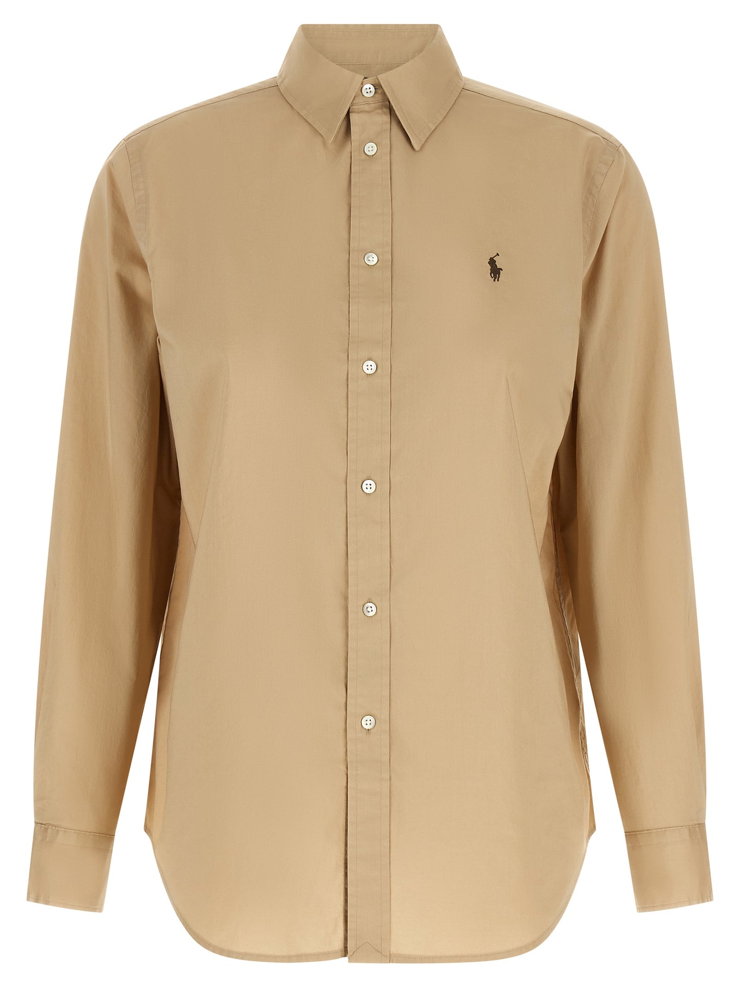 Polo Ralph Lauren Beige Cotton Blouse