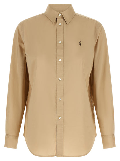 Polo Ralph Lauren Beige Cotton Blouse