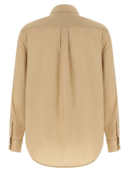 Polo Ralph Lauren Beige Cotton Blouse
