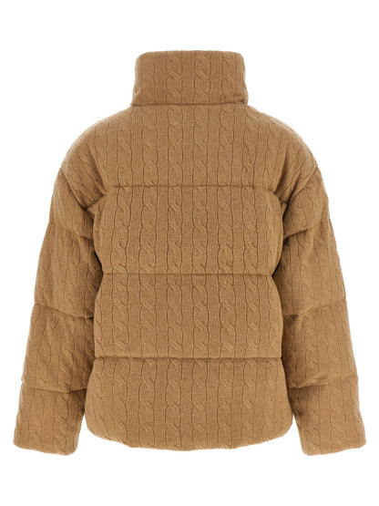 Polo Ralph Lauren Beige Wollmantel Lang