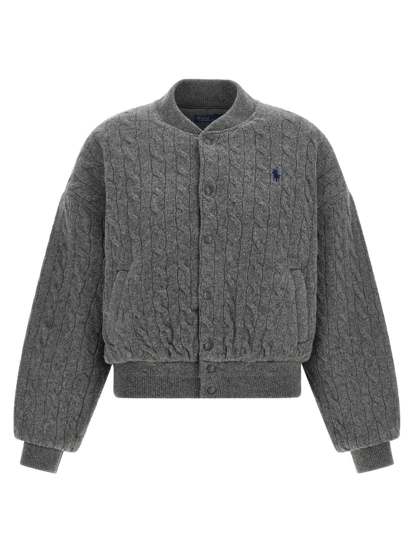 Polo Ralph Lauren Grauer Woll-Bomber