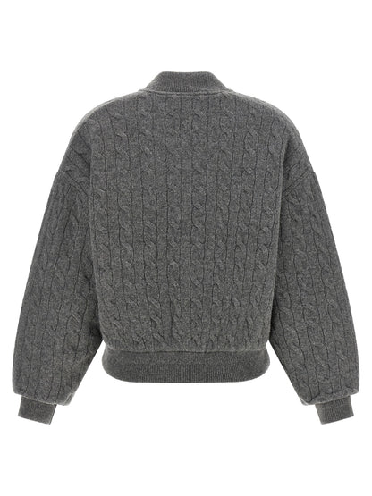 Polo Ralph Lauren Grauer Woll-Bomber