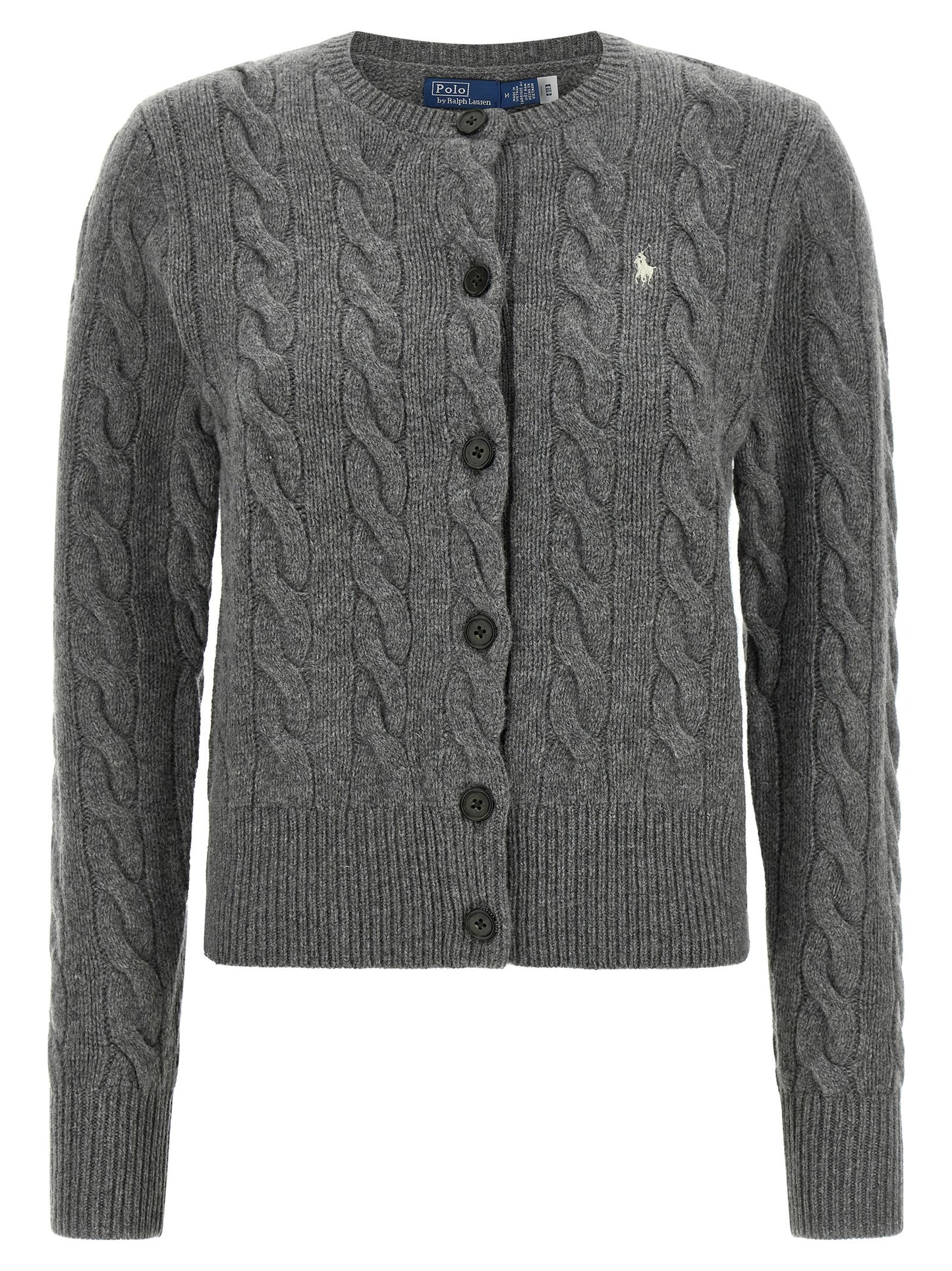 Polo Ralph Lauren Grauer Wollcardigan