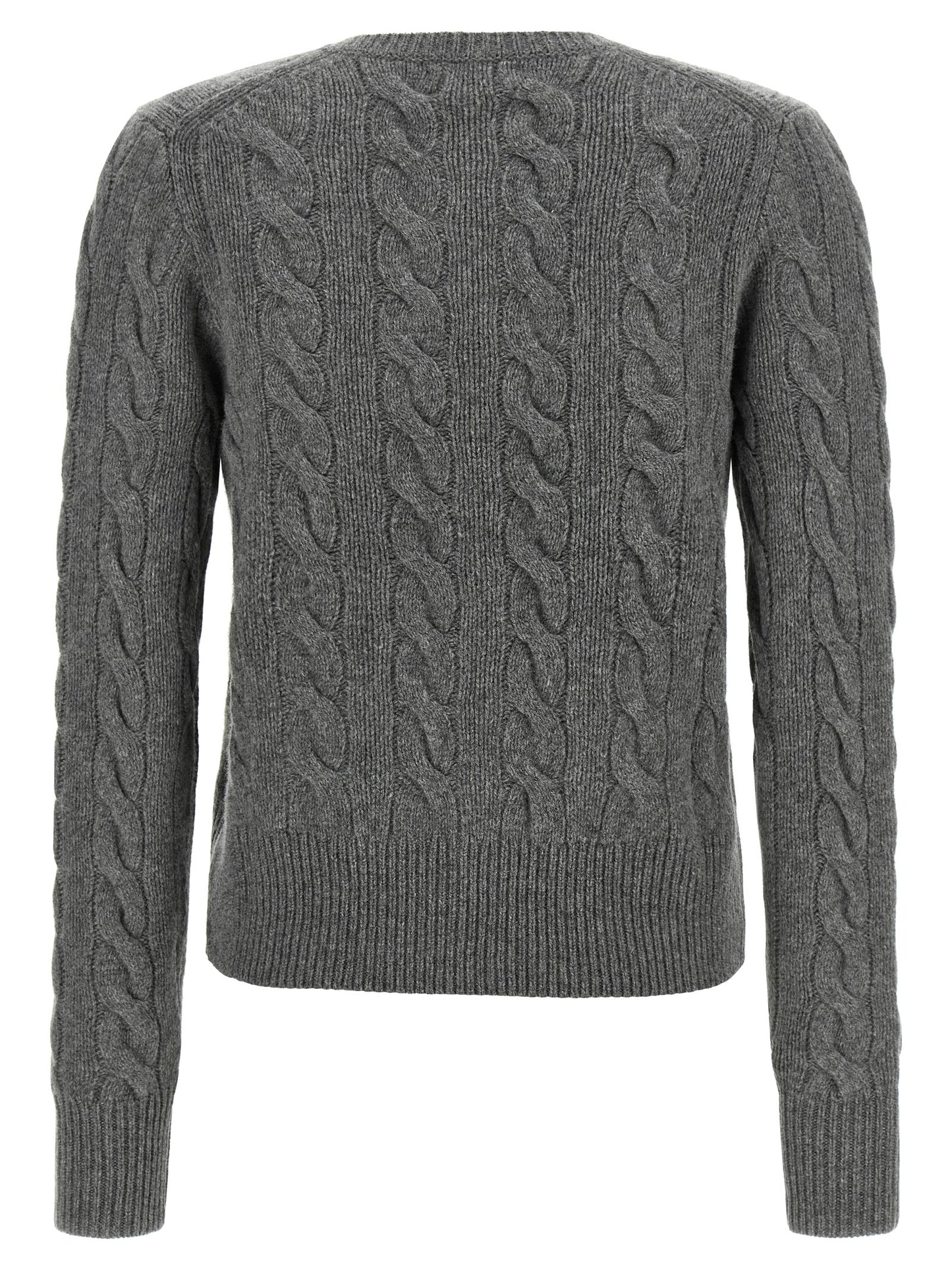 Polo Ralph Lauren Grauer Wollcardigan