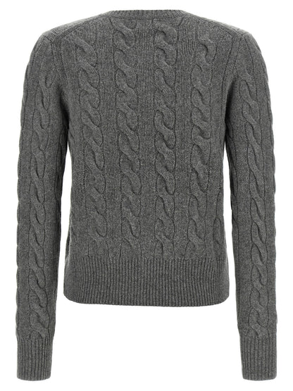 Polo Ralph Lauren Grauer Wollcardigan