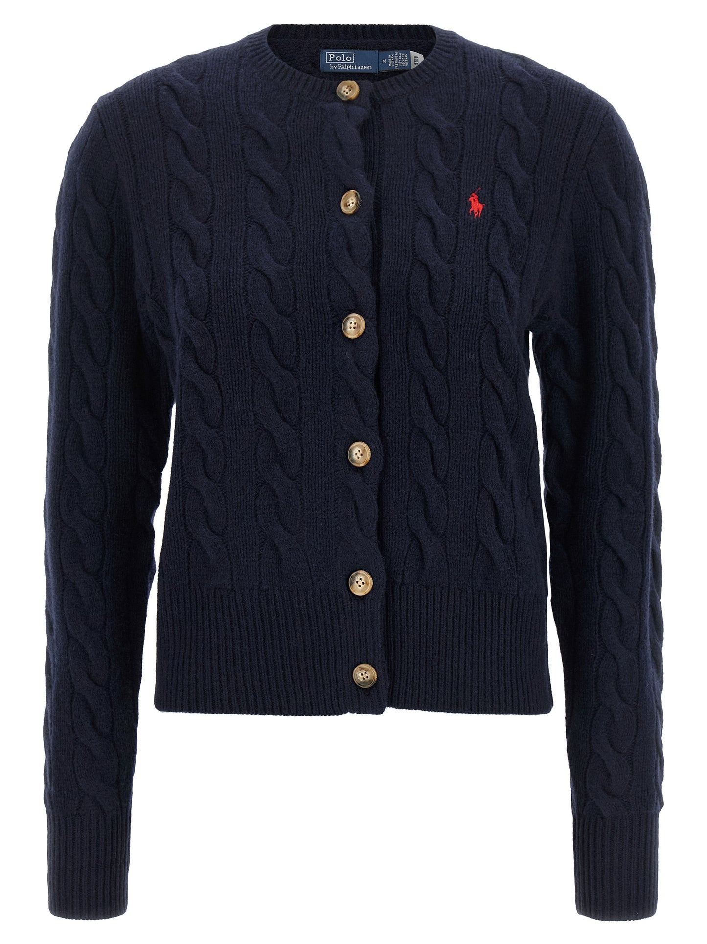 Polo Ralph Lauren Blauer Wollcardigan